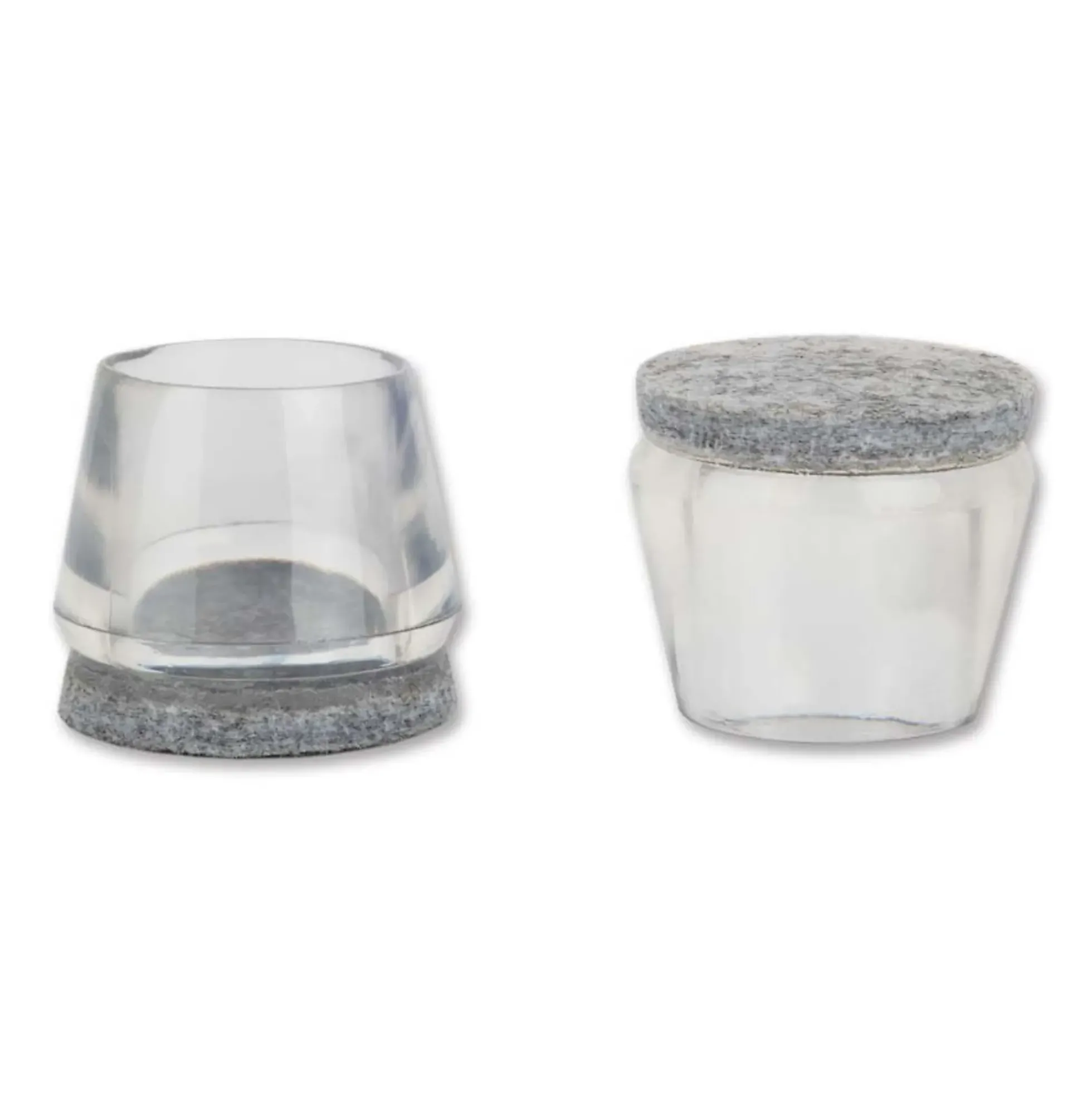 Stolbenhylse med filt transparent 18-21mm