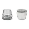 Stolbenhylse m/filt for glatte gulv og tepper transparent 20mm