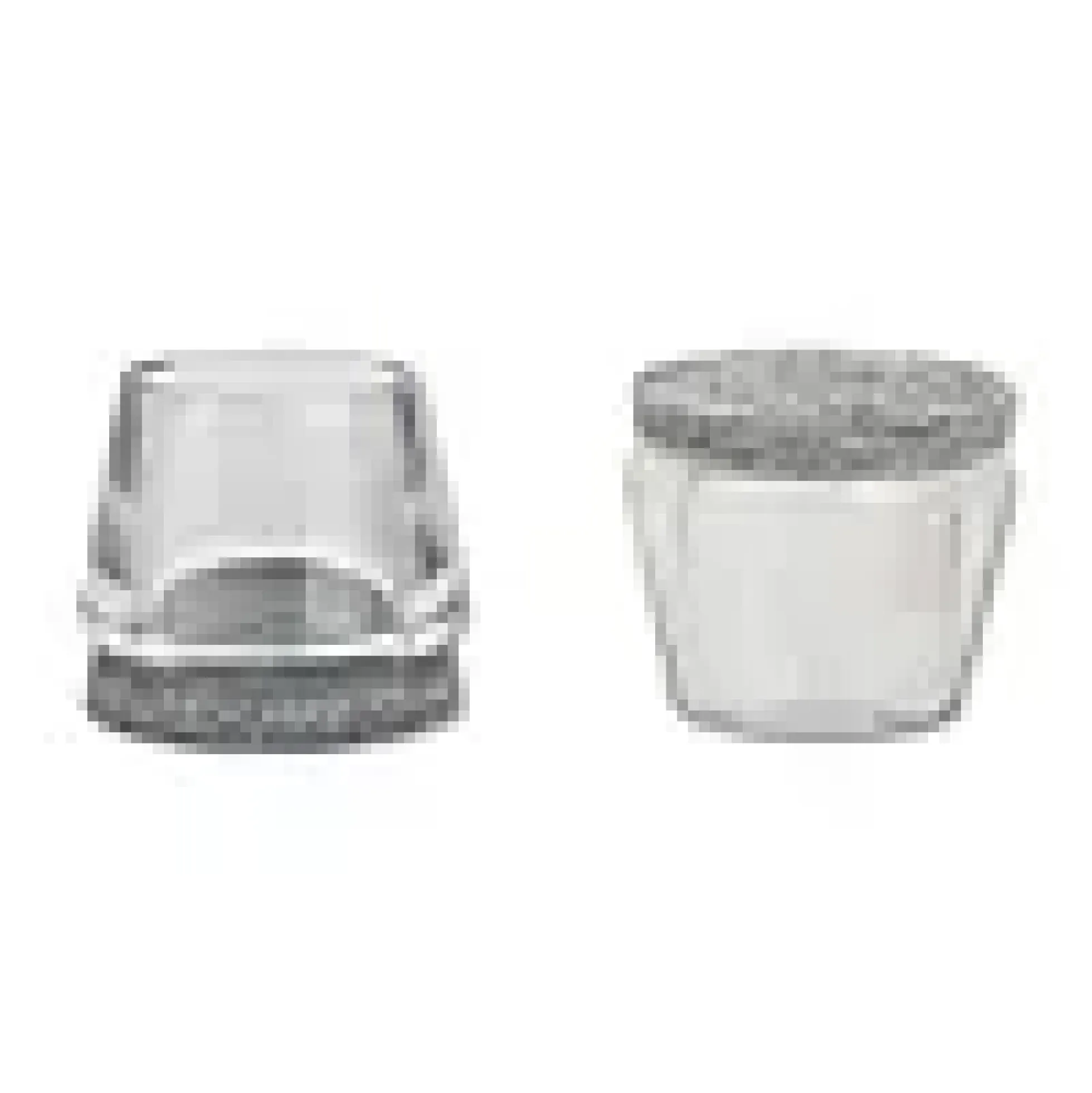 Stolbenhylse m/filt for glatte gulv og tepper transparent 20mm