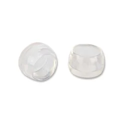 Stolbenhylse soft for glatte gulv og tepper transparent 22mm