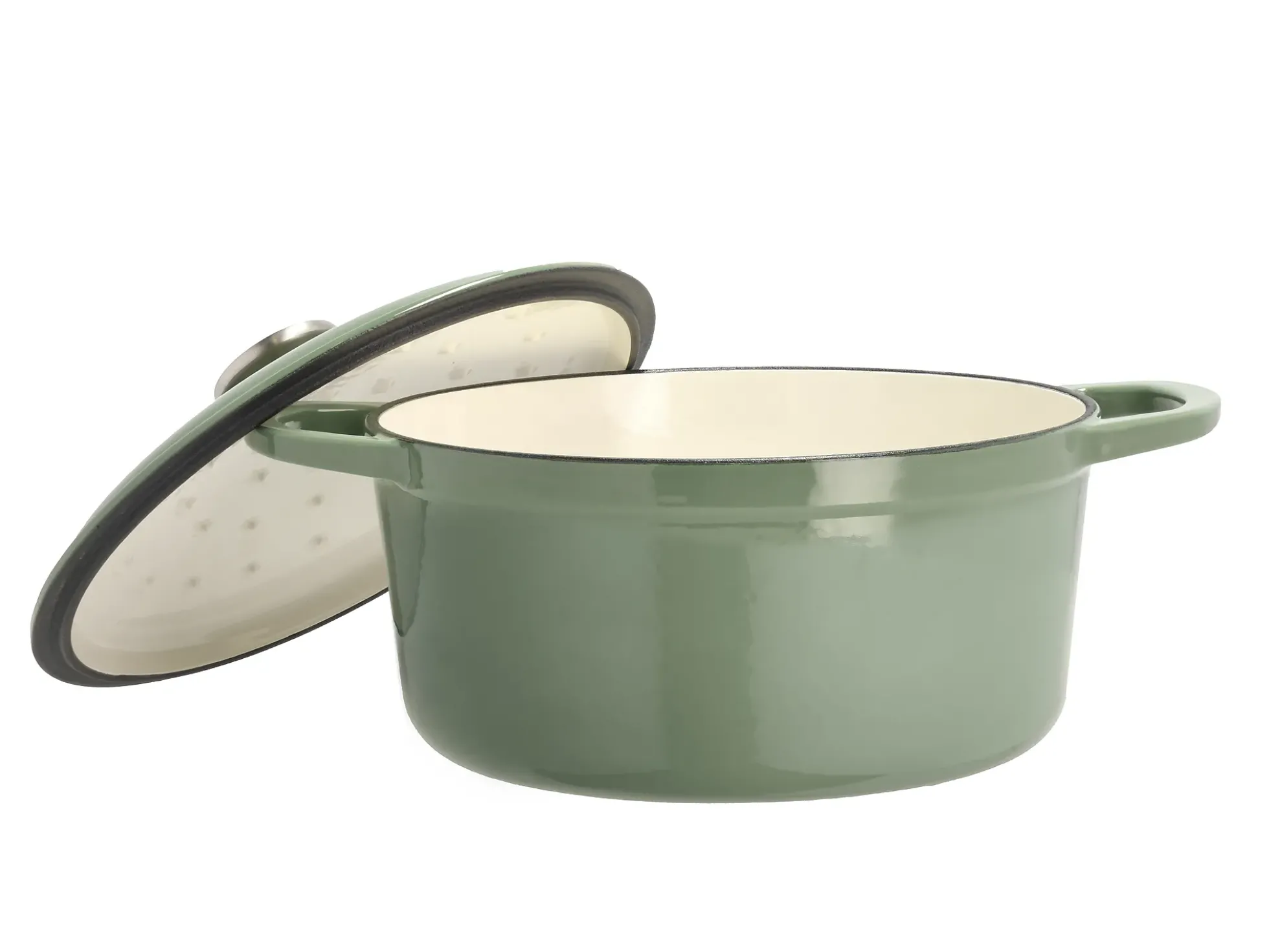 Støpejernsgryte Emaljert 4L/24,5cm Ember Sage