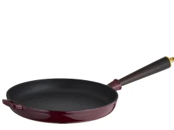 Støpejernspanne Emaljert 28cm Ember Maroon