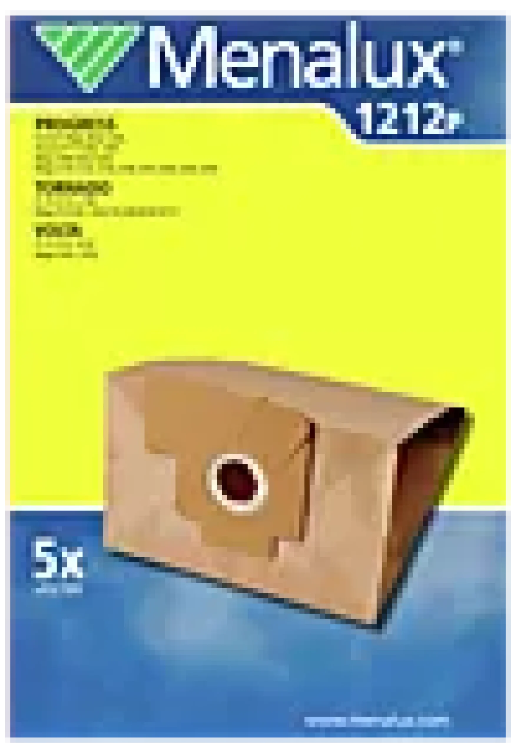 STØVSUGERPOSE 1212P 5STK