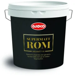 Supermatt rom 01 hvit base 2,7l
