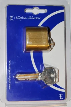 Sylinder 5537 messing matt 508 profil/TV-3D sv pk