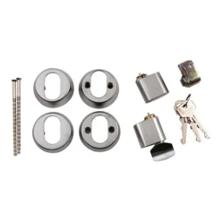 Sylinder 1245 multi sett forkrommet matt
