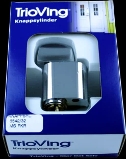 Sylinderknapp 5542 forkrommet 32mm