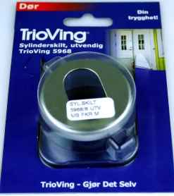 Sylinderskilt TV5968 utvendig 15mm
