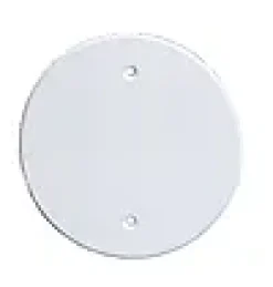 Taklokk hvit med skruer 100mm