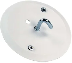 Taklokk med krok hvit 100mm
