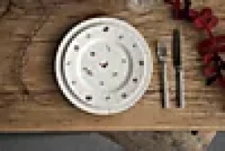 Tallerken Ø23cm Hvit m/dekor GC Cottage