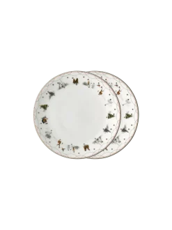Tallerken 28cm Julemorgen Story 2stk