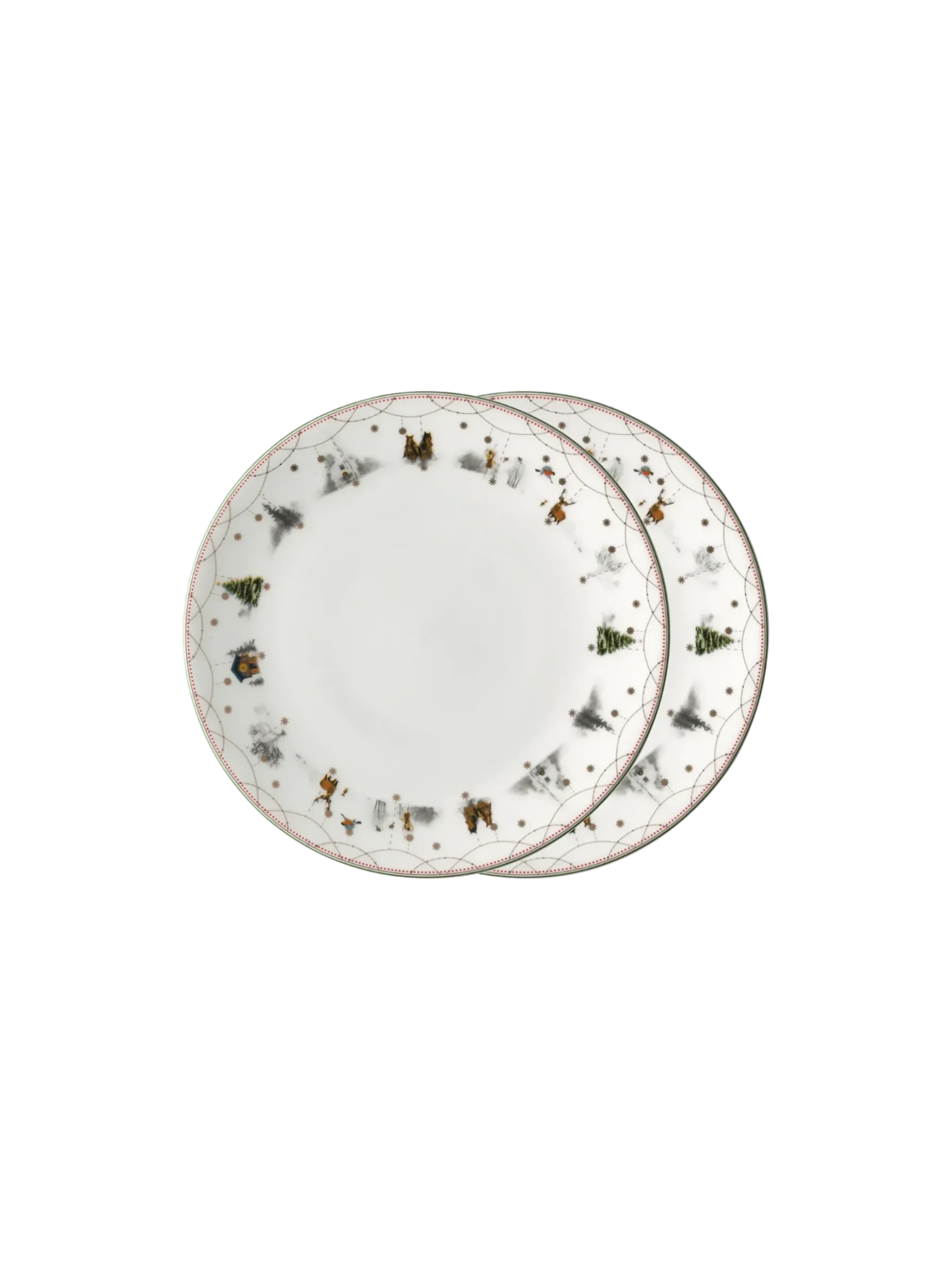 Tallerken 28cm Julemorgen Story 2stk