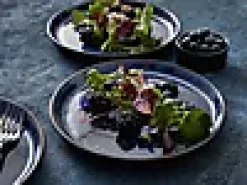Tallerken Gastro mørkblå/sort ø27cm