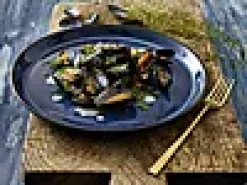 Tallerken Gastro mørkblå/sort ø27cm