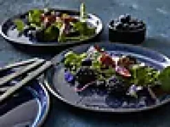 Tallerken Gastro mørkblå/sort ø27cm