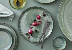 Tallerken Gastro sort/grønn 27cm