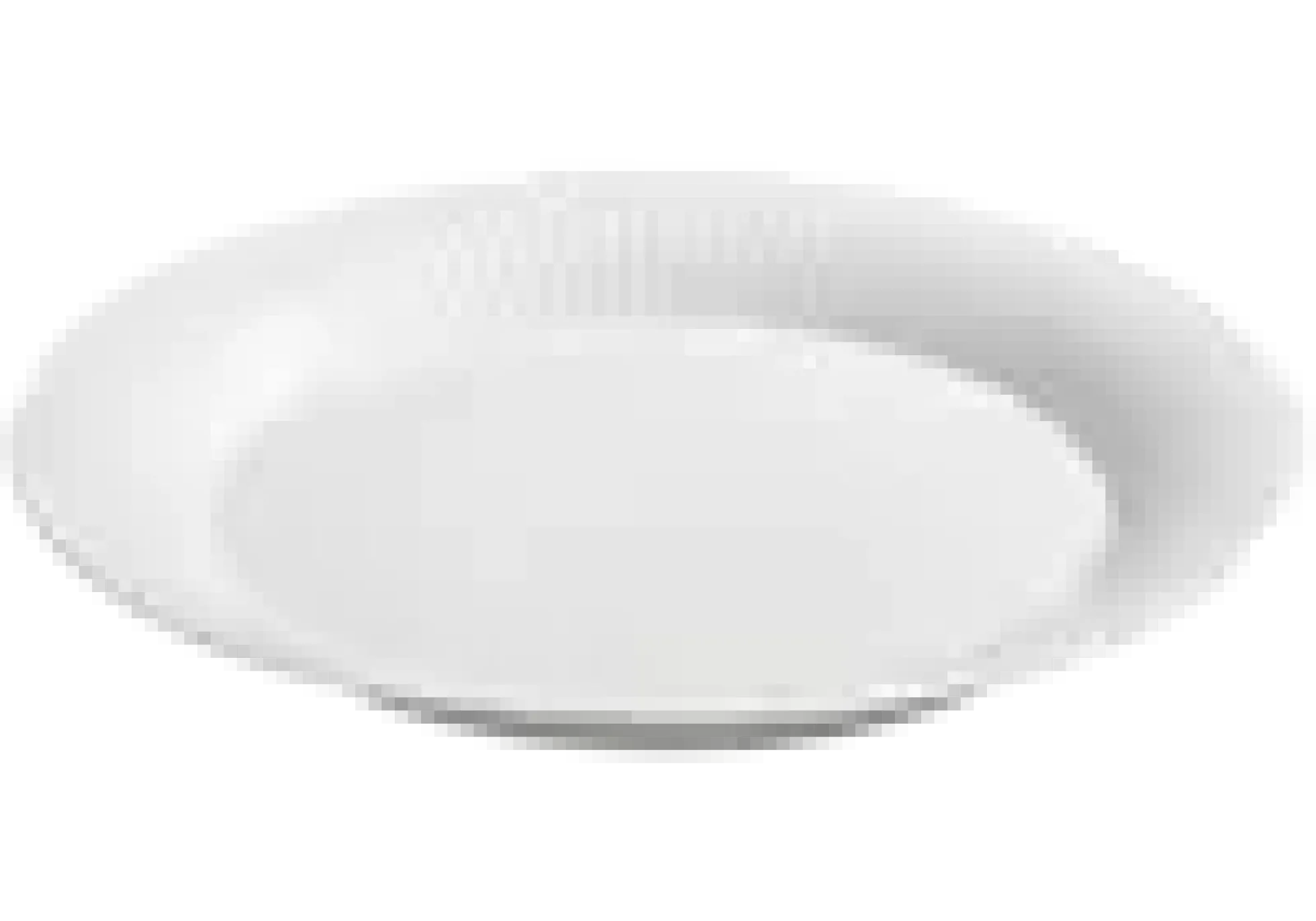 Tallerken Hammershøi hvit porselen 27cm