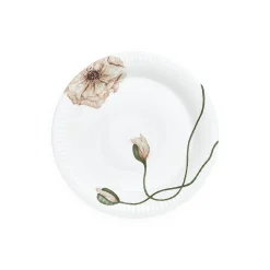 TALLERKEN HAMMERSHØI POPPY 27CM HVIT MED DEKORASJON