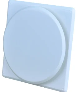 Tallerkenventil 6x6 2044 hvit