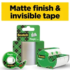 Tape Magic klar med dispenser 19mmx7,5m