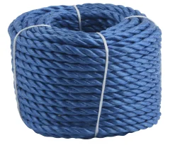 TAU BLÅ PP SPLITTFIBER BRUDDSTYRKE 576KG 6MMX20M
