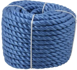 TAU BLÅ PP SPLITTFIBER BRUDDSTYRKE 1499KG 10MMX20M