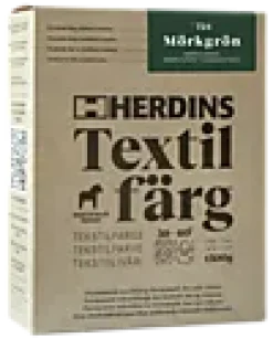 Tekstilfarge 724 Mørkegrønn
