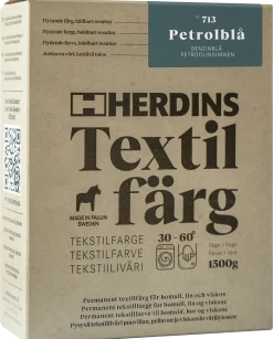 Tekstilfarge 713 Petrolblå