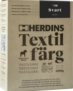 Tekstilfarge 718 svart 100ml