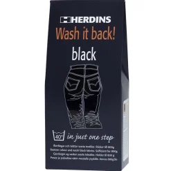 Tekstilfarge Wash it back black