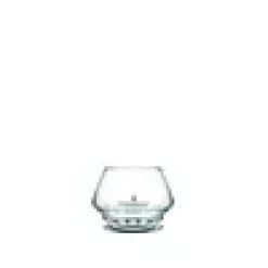 Telysholder Flow I Klart Glass 10Cm