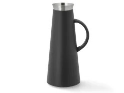 Termokanne 1l sort glass/PP
