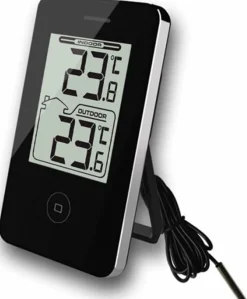 Termometer Inne/Ute Sort