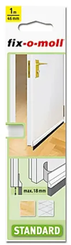 Tetningslist Dørbunnslist standard hvit 1mx42cm