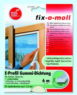 Tetningslist E 6m/9/4mm brun