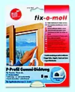 Tetningslist P 6m/9/5,5mm hvit