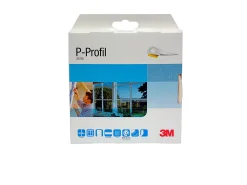 Tetningslist P-list hvit 6m