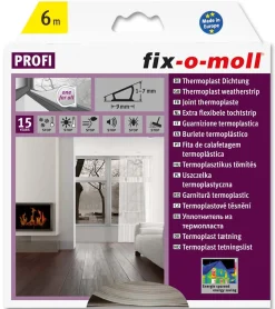 Tetningslist selvklebende klar termoplast 6m 1-7mm