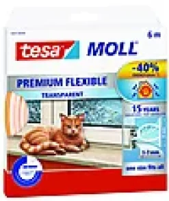 Tetningslist silikon 6m transparent