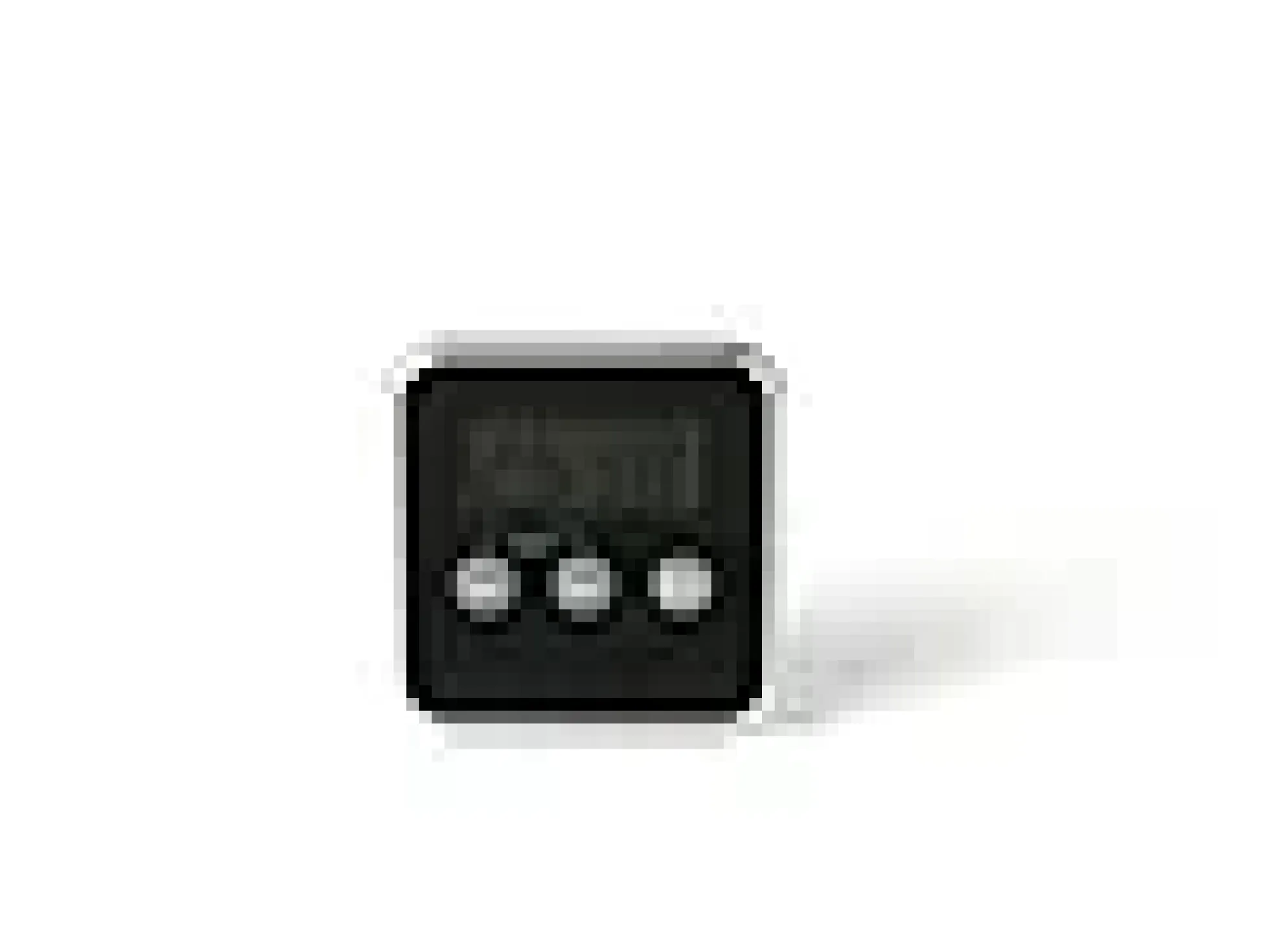 Timer med magnet sort