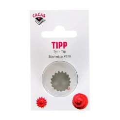 Tipp Stjerne Åpen Stor S18