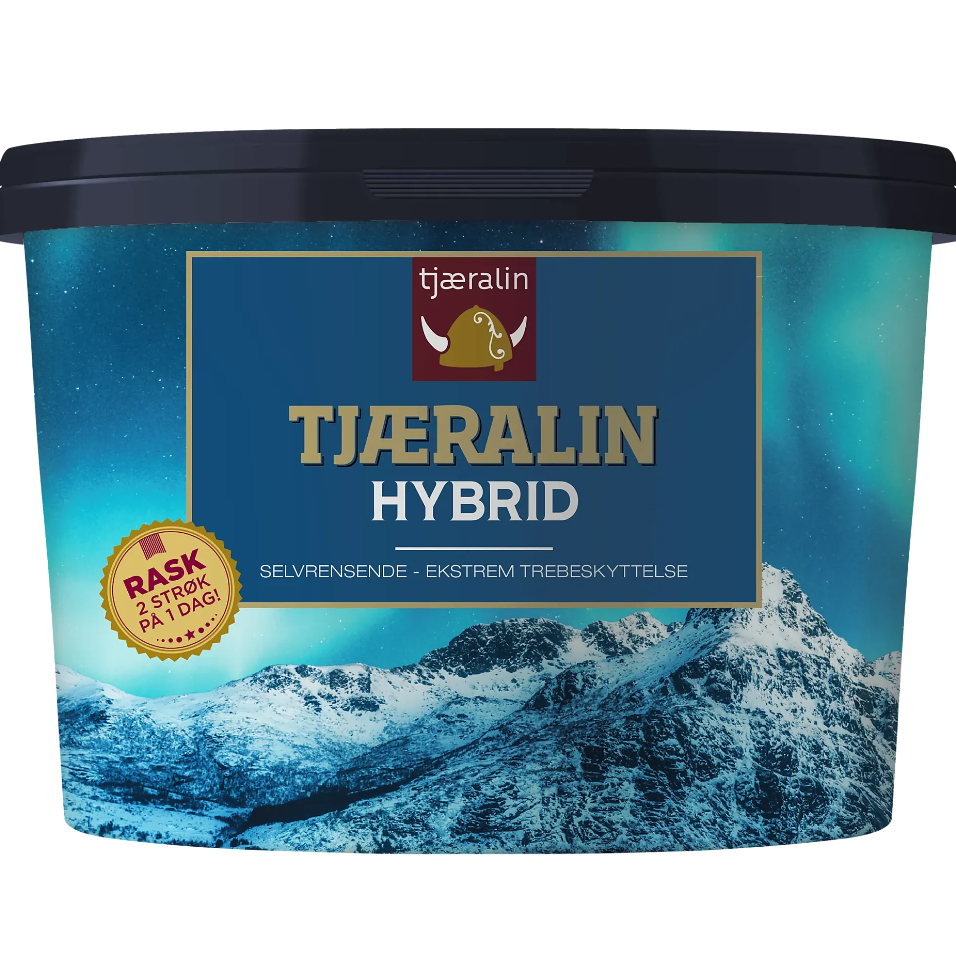TJÆRALIN HYBRID 9L OKSYDRØD BASE