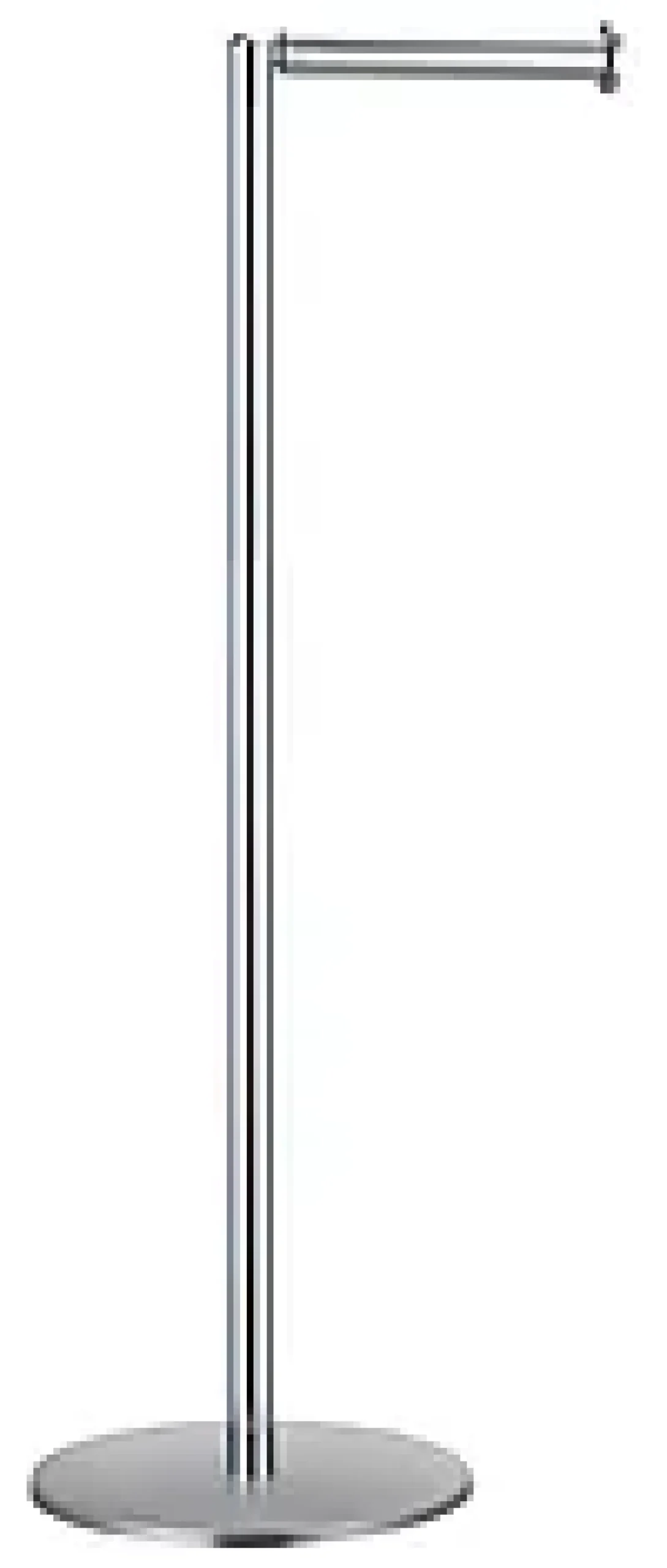 Toalettpapir reserverullholder med rund fot 62cm