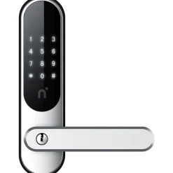 Touch Dørlås Sølv/Sort
