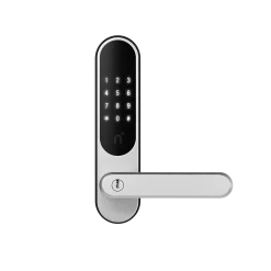 Touch Dørlås Sølv/Sort