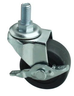 TRANSPORTHJUL Ø50MM M/BOLT OG BREMS