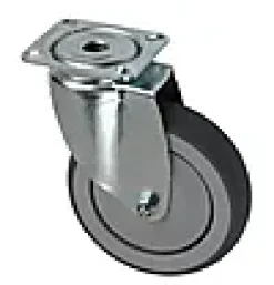 TRANSPORTHJUL Ø125MM M/PLATE