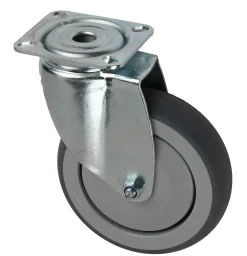 TRANSPORTHJUL Ø125MM M/PLATE