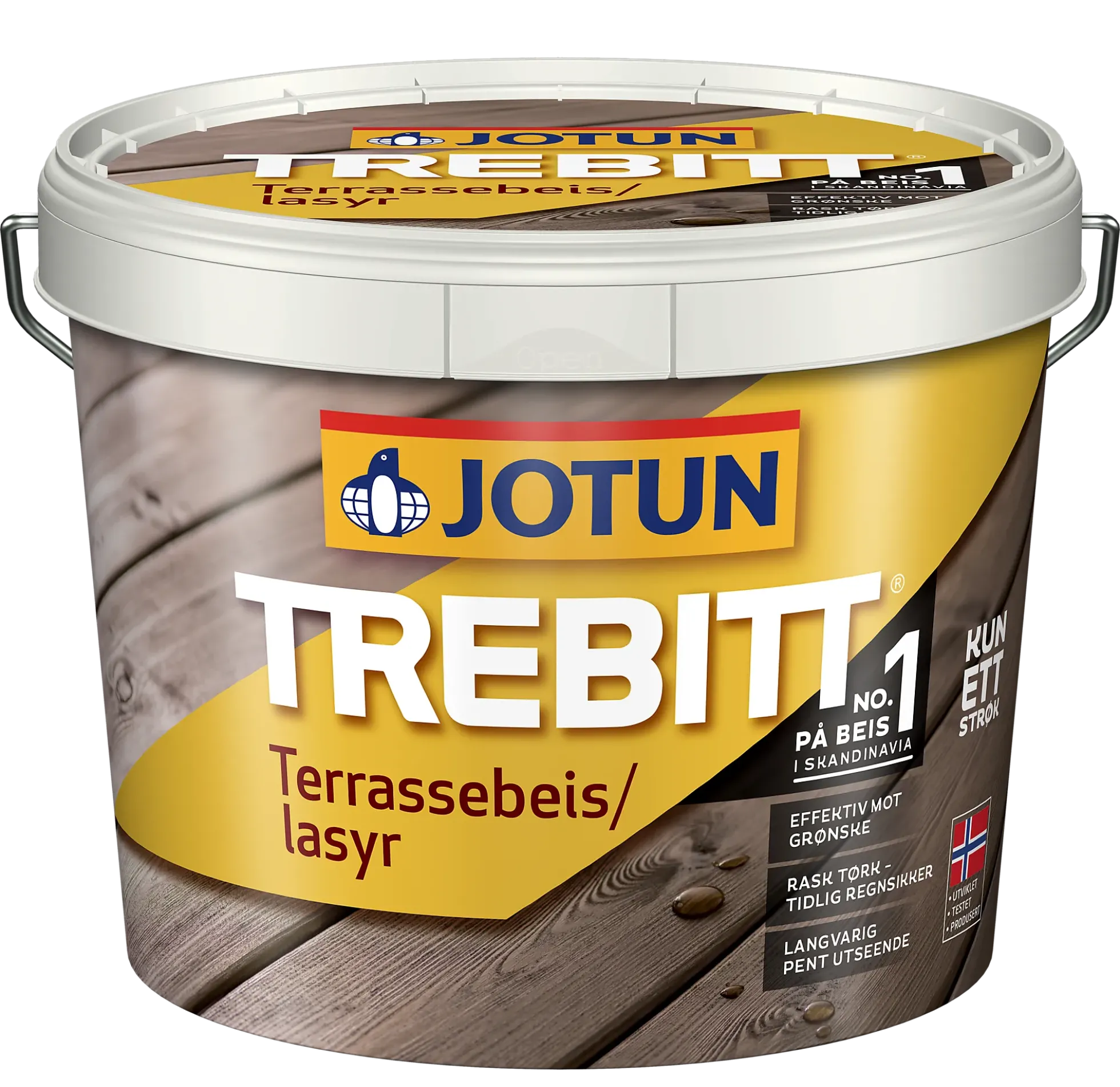 Trebitt Terrassebeis 9710 terrassegrå 3l